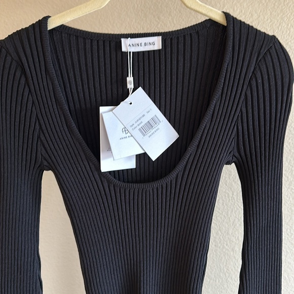 NWT’s Anine Bing black Sweater size Small - Picture 4 of 7